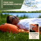 🌞 50% RABATT! 💤 Luxus Ultraleichtes Schlafpad mit Fußpumpe – 7,5 cm dick, koppelbar & wasserdicht – Perfekt für Camping, Wandern & Strand – Kompakt & bequem 🏕️