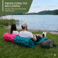 🌞 50% RABATT! 💤 Luxus Ultraleichtes Schlafpad mit Fußpumpe – 7,5 cm dick, koppelbar & wasserdicht – Perfekt für Camping, Wandern & Strand – Kompakt & bequem 🏕️