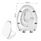 🚽 60% RABATT! 👶 2-in-1-Toilettensitz für Erwachsene & Kinder – Klappbar, rutschfest & einfache Montage – Perfekt für Familien mit Kleinkindern 🧸
