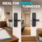 🔑 50% RABATT! 🚪 Intelligentes Türschloss mit Fingerabdruck & Code – Einfache Montage, bohrfrei & sicher – Ideal für Mietwohnungen, Hotels & Apartments 🔐