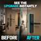🔑 50% RABATT! 🚪 Intelligentes Türschloss mit Fingerabdruck & Code – Einfache Montage, bohrfrei & sicher – Ideal für Mietwohnungen, Hotels & Apartments 🔐