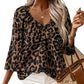 🐆 50% RABATT! 👔 Schicke Leopardenmuster-Bluse für den Arbeitsweg – Eleganter Print, leichter Stoff & vielseitig kombinierbar – Ideal für Büro & Business-Look 💼