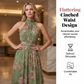 🌸 60% RABATT! 👗 Elegantes Maxi-Kleid mit Blumendruck & Neckholder – Fließender Stoff, figurschmeichelnd & Boho-Stil – Ideal für Sommer, Urlaub & warme Abende ☀️