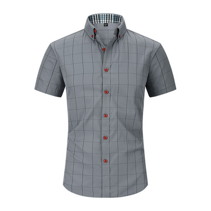 👔 50% RABATT! 🛍️ Herren-Freizeithemd mit Kurzarm & Karo-Muster – Atmungsaktiv, lässig & vielseitig – Ideal für Alltag & Freizeit ☀️