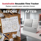 ⏳ KAUFE 2, ERHALTE 1 GRATIS! 📅 Moderner minimalistischer Schiebe-Metallkalender – Elegant, wiederverwendbar & platzsparend – Ideal für Schreibtisch & Zuhause ✨