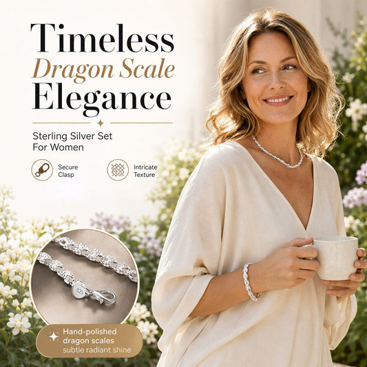 🐉 50% RABATT! ✨ Trendiges Armband & Halskette mit Drachen-Schuppen-Kette – Einzigartiges Design, hochwertig & vielseitig – Perfektes Accessoire für jeden Look 💎