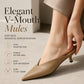 👡 60% RABATT! 🌸 Damen Elegante Spitze Mules mit V-Ausschnitt – Fein, luftig & stilvoll – Ideal für Alltag, Büro & besondere Anlässe ✨