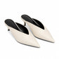 👡 60% RABATT! 🌸 Damen Elegante Spitze Mules mit V-Ausschnitt – Fein, luftig & stilvoll – Ideal für Alltag, Büro & besondere Anlässe ✨