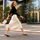 👡 60% RABATT! 🌸 Damen Elegante Spitze Mules mit V-Ausschnitt – Fein, luftig & stilvoll – Ideal für Alltag, Büro & besondere Anlässe ✨