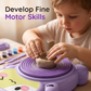 🎨 60% RABATT! 🏺 Kinder Elektrische Töpferscheibe DIY Set – Einfache Bedienung, kreatives Erlebnis & sicher – Perfekt zum Modellieren und Gestalten mit Ton 👧