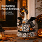 🎃 50% RABATT! 👻 Halloween Veranda-Gans Kostüm-Set – Hexen- & Kürbis-Design, wetterfest & dekorativ – Perfekte Gartendeko für gruselige Herbststimmung 🌙