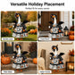 🎃 50% RABATT! 👻 Halloween Veranda-Gans Kostüm-Set – Hexen- & Kürbis-Design, wetterfest & dekorativ – Perfekte Gartendeko für gruselige Herbststimmung 🌙