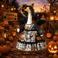 🎃 50% RABATT! 👻 Halloween Veranda-Gans Kostüm-Set – Hexen- & Kürbis-Design, wetterfest & dekorativ – Perfekte Gartendeko für gruselige Herbststimmung 🌙