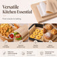 🍪 50% RABATT! 🧑‍🍳 Lebensmittelechte Backpapier-Bögen – Antihaft, ölbeständig & vielseitig – Ideal für Backen, Braten & Frittieren ✨