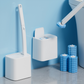 🚽 50% RABATT! 🧹 Engångs toalettborsteset med 18 refills – Hygienisk, praktisk & klar för användning – Perfekt för enkel & snabb toalettrengöring ✨