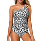 👙 50% RABATT! 🌊 Damen Badeanzug mit One-Shoulder-Träger & Raffung – Figurschmeichelnd, elegant & bequem – Perfekt für Strand & Pool ☀️