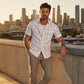 ☀️ 50% RABATT! 👔 Herren Kurzarmhemd mit geometrischem Muster – Locker, luftig & weich – Ideal für Sommer, Urlaub & Freizeit ✨