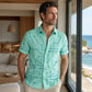 ☀️ 50% RABATT! 👔 Herren Kurzarmhemd mit geometrischem Muster – Locker, luftig & weich – Ideal für Sommer, Urlaub & Freizeit ✨