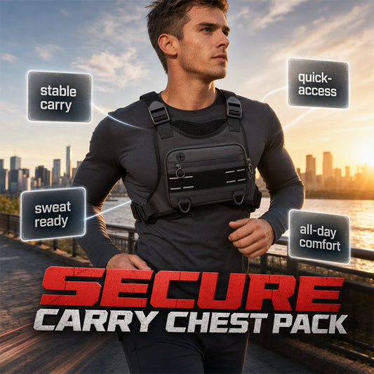 🎒 50% RABATT! 🏃 Leichte Outdoor-Brusttasche – Sicherer Halt, ergonomisch & robust – Ideal für Laufen, Wandern & Radfahren ✨