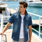 👔 50% RABATT! 🌿 2026 Denim-Hemd für Herren – Kurzärmelig, lässig & vielseitig – Perfekt für Alltag & Freizeit 👖