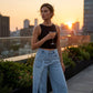 👖 60% RABATT! ⌛ Damen asymmetrische Weitbein-Jeans – Moderne Passform, bequem & vielseitig – Ideal für Alltag & trendige Looks ✨