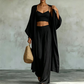 🧥 60% RABATT! 👗 Damen Lockeres 3-teiliges Cardigan-Hosen-Set – Bequem, vielseitig & stilvoll – Ideal für Alltag, Homeoffice & Freizeit 🌿