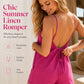 👗 50% RABATT! ☀️ Damen Rückenfreier lässiger Sommer-Jumpsuit – Luftiges Design, bequem & stilvoll – Ideal für heiße Tage & entspannte Outfits 🌊