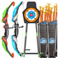🏹 50% RABATT! 🎯 Kinder Pfeil & Bogen Bogenschießen-Set – Sicher, leicht & fördert die Koordination – Perfekt für aktive Spielstunden drinnen & draußen 🌟