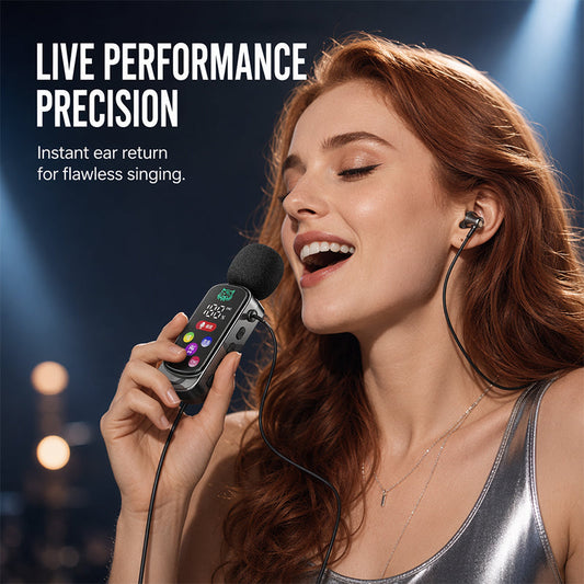 🎤 50% RABATT! 🔊 Bluetooth-Karaoke-Headset – Leicht, kabellos & Clip-Befestigung – Ideal für Live-Auftritte, Gesang & Unterricht 🎶