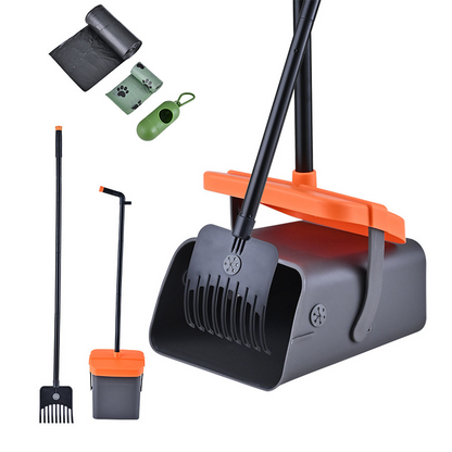 🐕 50% RABATT! 🧹 Hundekotschaufel-Set mit langem Griff – Hygienisch, stabil & leicht zu reinigen – Perfekt für saubere Spaziergänge & den Garten 🚶‍♂️