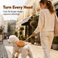 🍔 50% RABATT! 🐾 Niedliches Hamburger-Haustier-Geschirr & Leinenset – Inklusive Mini-Rucksack, verstellbar & bequem – Perfektes Outfit für kleine Hunde & Katzen 🎒