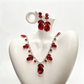 🌷 50% RABATT! ✨ Elegantes Tulpen-Schmuck-Set – Halskette & Ohrringe, zart & vielseitig – Perfekt für den Alltag & besondere Anlässe 💎