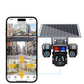 🔋 60% RABATT! 📹 Kabellose Solar-Überwachungskamera – 3 Linsen, Nachtsicht & IP66 – Perfekt für Haus, Hof & Grundstück ☀️