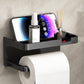 🧻 50% RABATT! 🚽 Wandmontierter Toilettenpapierhalter mit Ablageregal – Platzsparend, stabil & leicht zu montieren – Ideal für kleines Bad & praktische Aufbewahrung ✨