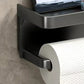 🧻 50% RABATT! 🚽 Wandmontierter Toilettenpapierhalter mit Ablageregal – Platzsparend, stabil & leicht zu montieren – Ideal für kleines Bad & praktische Aufbewahrung ✨