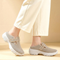 👟 50% RABATT! 🌸 Damen-Clogs mit verstellbarem Riemen – Atmungsaktives Mesh, Plateausohle & bequem – Ideal für Alltag & Freizeit ☀️