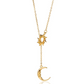 🌙 50% RABATT! ✨ Elegante Sonne-Mond-Anhänger-Halskette – Filigranes Design, zeitlos & vielseitig – Perfekt für jeden Look & Anlass ☀️