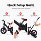 🚲 60% RABATT! 🧒 4-in-1 Verwandelbares Kinder-Dreirad – Laufrad & Kinderwagen in einem – Ideal für wachsende Kinder & flexiblen Spielspaß 🌟