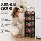 🛒 50% RABATT! 🏠 Rollbarer Mehrzweck-Aufbewahrungswagen – 3/4 Ebenen, Metallgitter & mobil – Platzsparend & vielseitig für Küche, Bad & Büro ✨