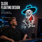 💀 50% RABATT! 🎃 LED Totenkopf-Neonschild – Leuchtstark, energiesparend & einfach aufzuhängen – Perfekte Halloween-Deko für Wand & Fenster ✨