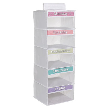 🧺 50% RABATT! 🏠 5-Fach Hänge-Kleiderschrank-Organizer – Platzsparend, robust & vielseitig – Ideal für Kleidung, Accessoires & Schuhe ✨