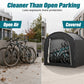 🚲 50% RABATT! 🏕️ Tragbares Fahrrad-Lagerzelt – Wetterfest, geräumig & werkzeugfrei – Optimaler Outdoor-Stauraum für Fahrräder & Zubehör 🔧