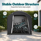 🚲 50% RABATT! 🏕️ Tragbares Fahrrad-Lagerzelt – Wetterfest, geräumig & werkzeugfrei – Optimaler Outdoor-Stauraum für Fahrräder & Zubehör 🔧
