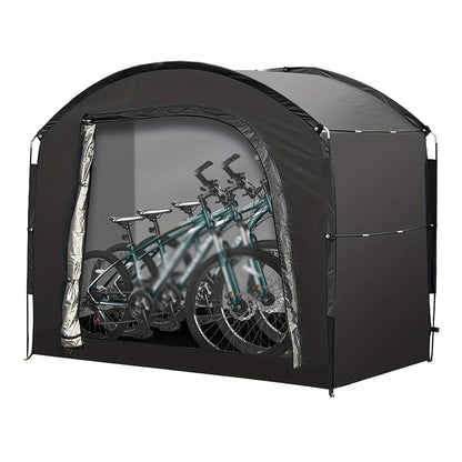 🚲 50% RABATT! 🏕️ Tragbares Fahrrad-Lagerzelt – Wetterfest, geräumig & werkzeugfrei – Optimaler Outdoor-Stauraum für Fahrräder & Zubehör 🔧