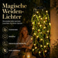 🌿 50% RABATT! 💡 Solar-Hängelichterkette Weidenblatt – Solarbetrieben, wasserdicht & warmes Licht – Perfekte Garten- & Terrassen-Deko für gemütliche Abende 🌙