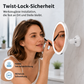 🪞 50% RABATT! 💡 10-fach Vergrößerungsspiegel mit LED-Licht & Saugnapf – Saugnapf-Befestigung, helles Licht & kompakt – Ideal für präzises Make-up & Reisen 💄