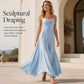 🌸 50% RABATT! 👗 Damen Elegantes Trägerkleid Maxi – Fließende Silhouette, zarte Träger & zeitlos – Perfekt für Sommer & besondere Anlässe ✨