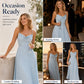 🌸 50% RABATT! 👗 Damen Elegantes Trägerkleid Maxi – Fließende Silhouette, zarte Träger & zeitlos – Perfekt für Sommer & besondere Anlässe ✨