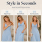 🌸 50% RABATT! 👗 Damen Elegantes Trägerkleid Maxi – Fließende Silhouette, zarte Träger & zeitlos – Perfekt für Sommer & besondere Anlässe ✨