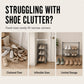 👟 50% RABATT! 🏠 Erweiterbares Schuhregal – Verstellbar, stabil & platzsparend – Ideal für Flur, Kleiderschrank & kleine Räume ✨